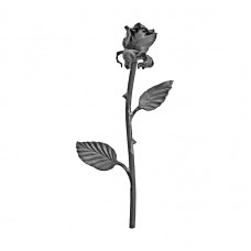 Роза малая 305*160 мм.,  кованая